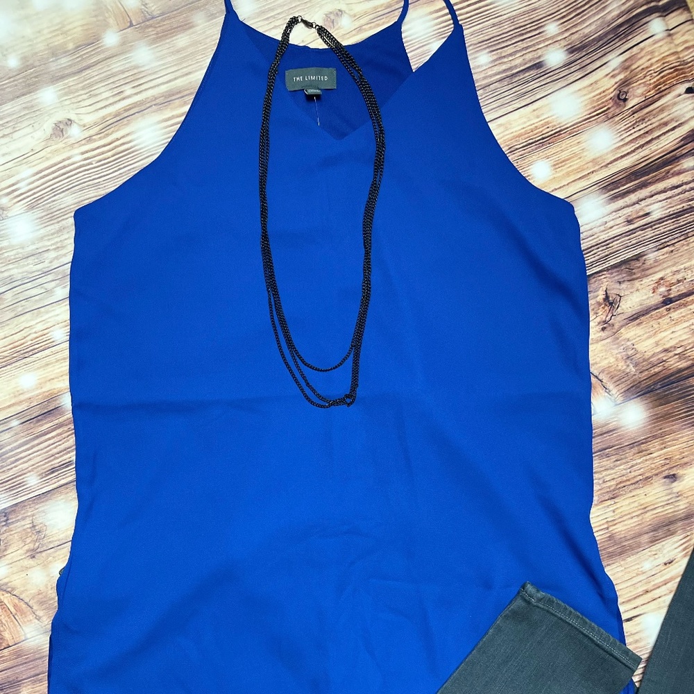 NWT Limited Blue Tank Tunic Size S